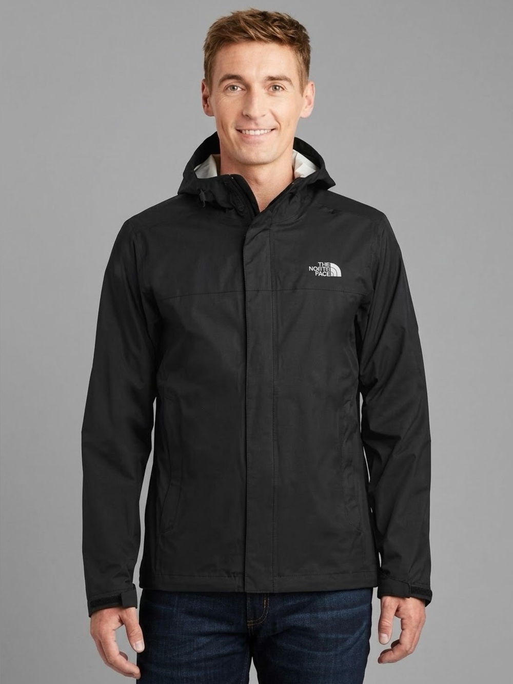 The North Face DryVent Rain Jacket Black, New, Size Large - Picture 1 of 12
